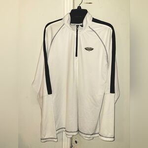 NBA New Orleans 1/4 Zip Fleece Performance Jacket Size XL